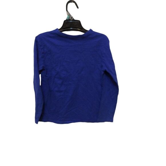 THE Children Place Boy Long Sleeve Shark Tee Size M Blue - Picture 2 of 3